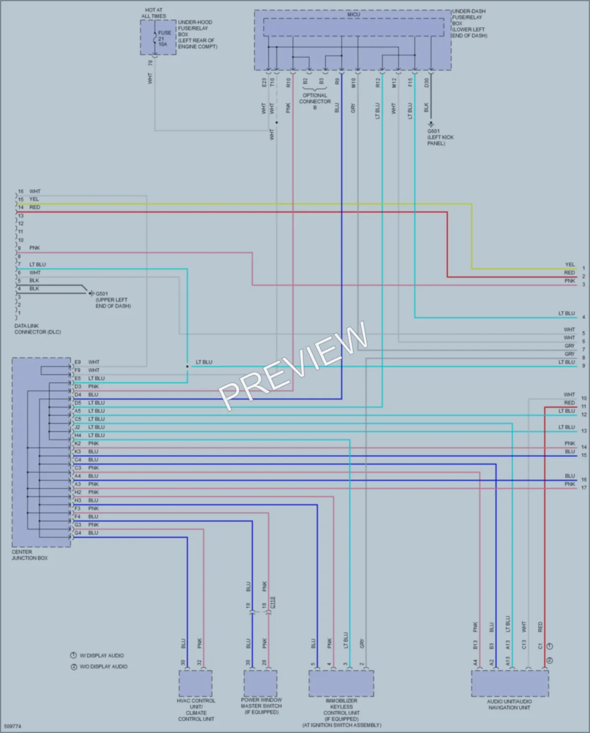 2016 Honda Accord Computer Data Lines wiring diagram preview