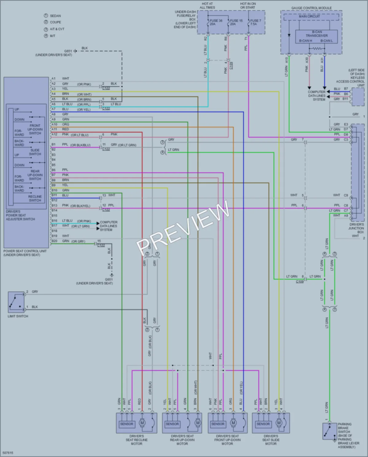 2016 Honda Accord Memory Systems wiring diagram preview
