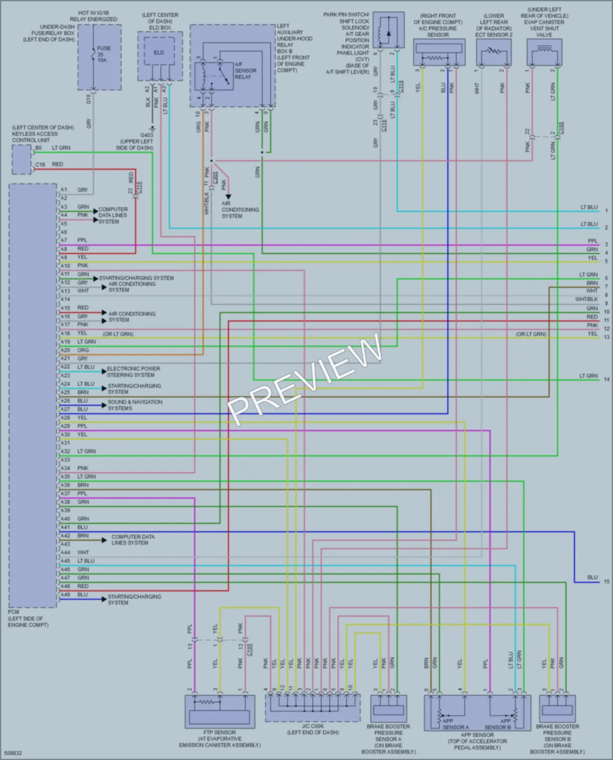2016 Honda CRZ Engine Performance wiring diagram preview