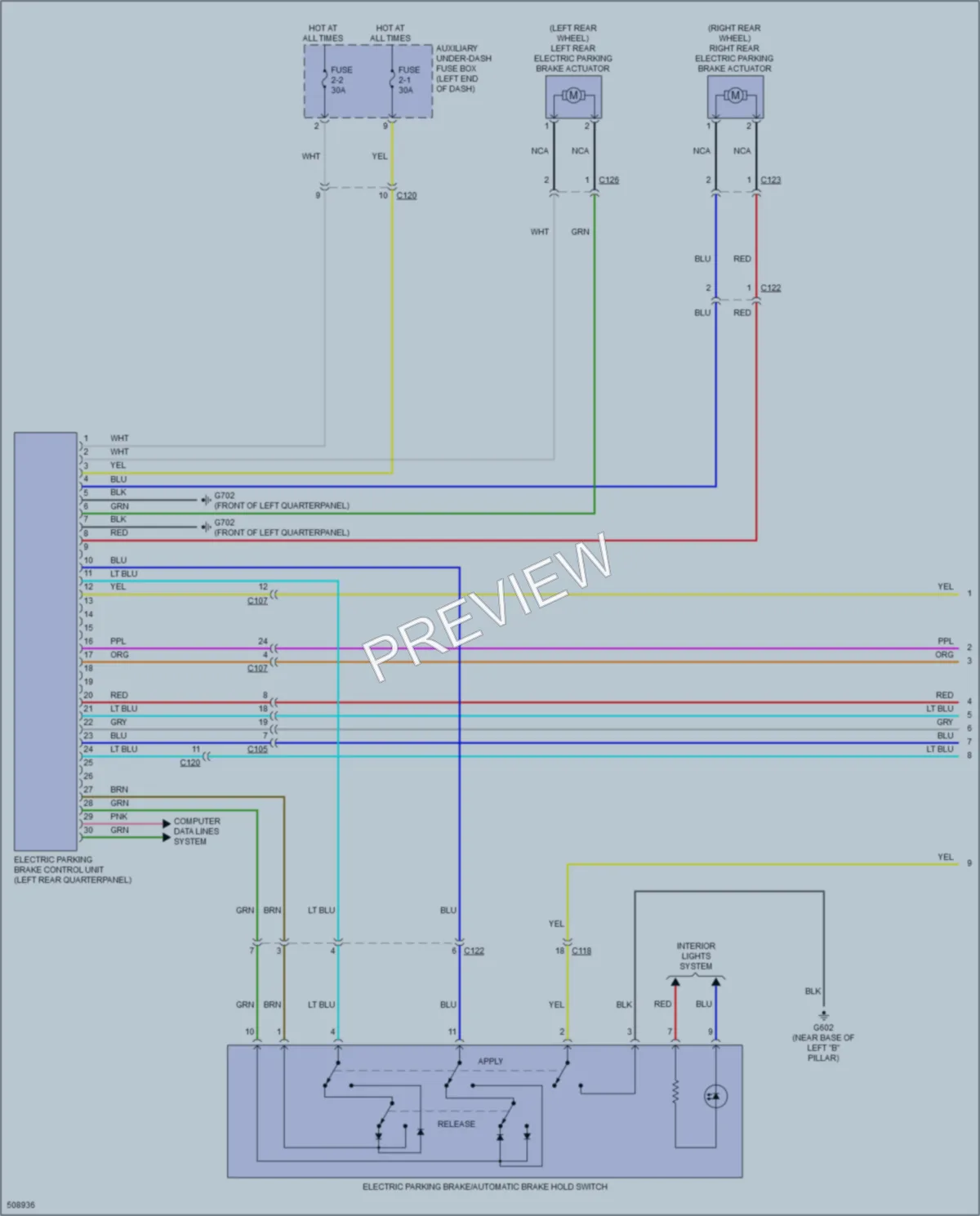 2016 Honda CRZ Shift Interlock wiring diagram preview