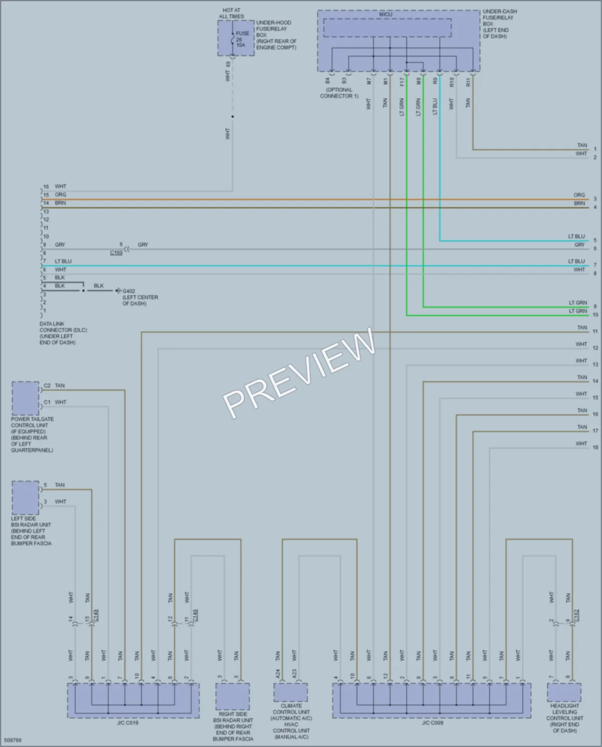 2016 Honda Pilot Computer Data Lines wiring diagram preview