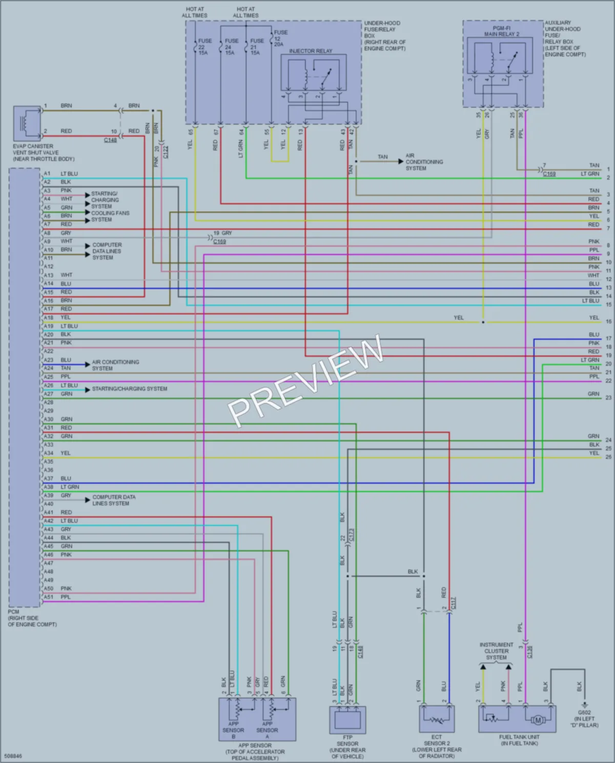 2016 Honda Pilot Engine Performance wiring diagram preview