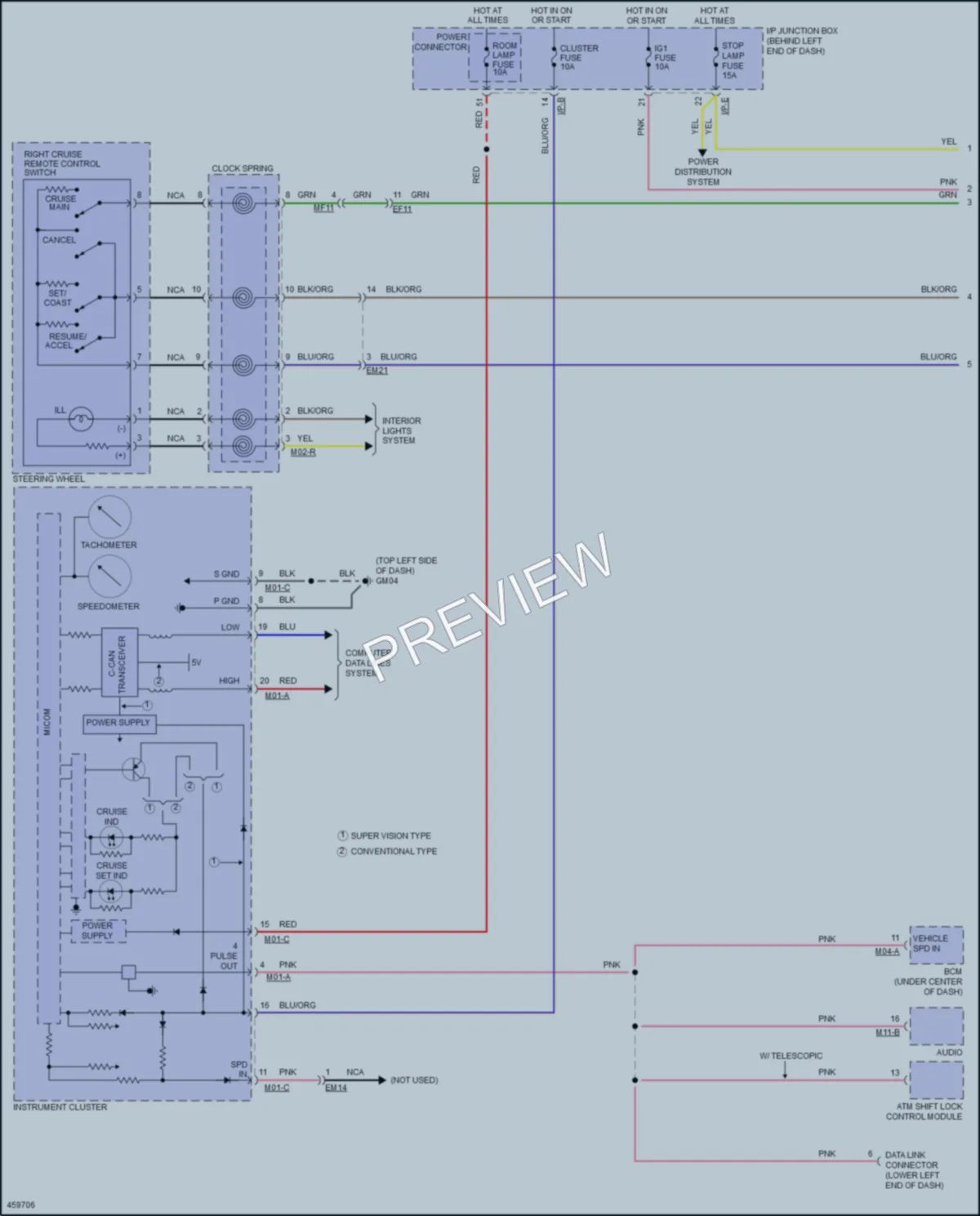 2016 Hyundai Accent Cruise Control wiring diagram preview