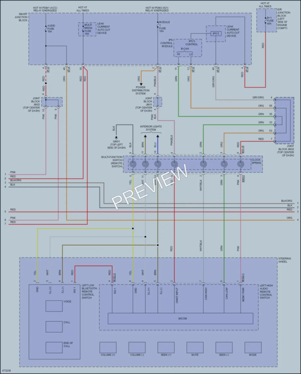2016 Hyundai Azera Radio wiring diagram preview