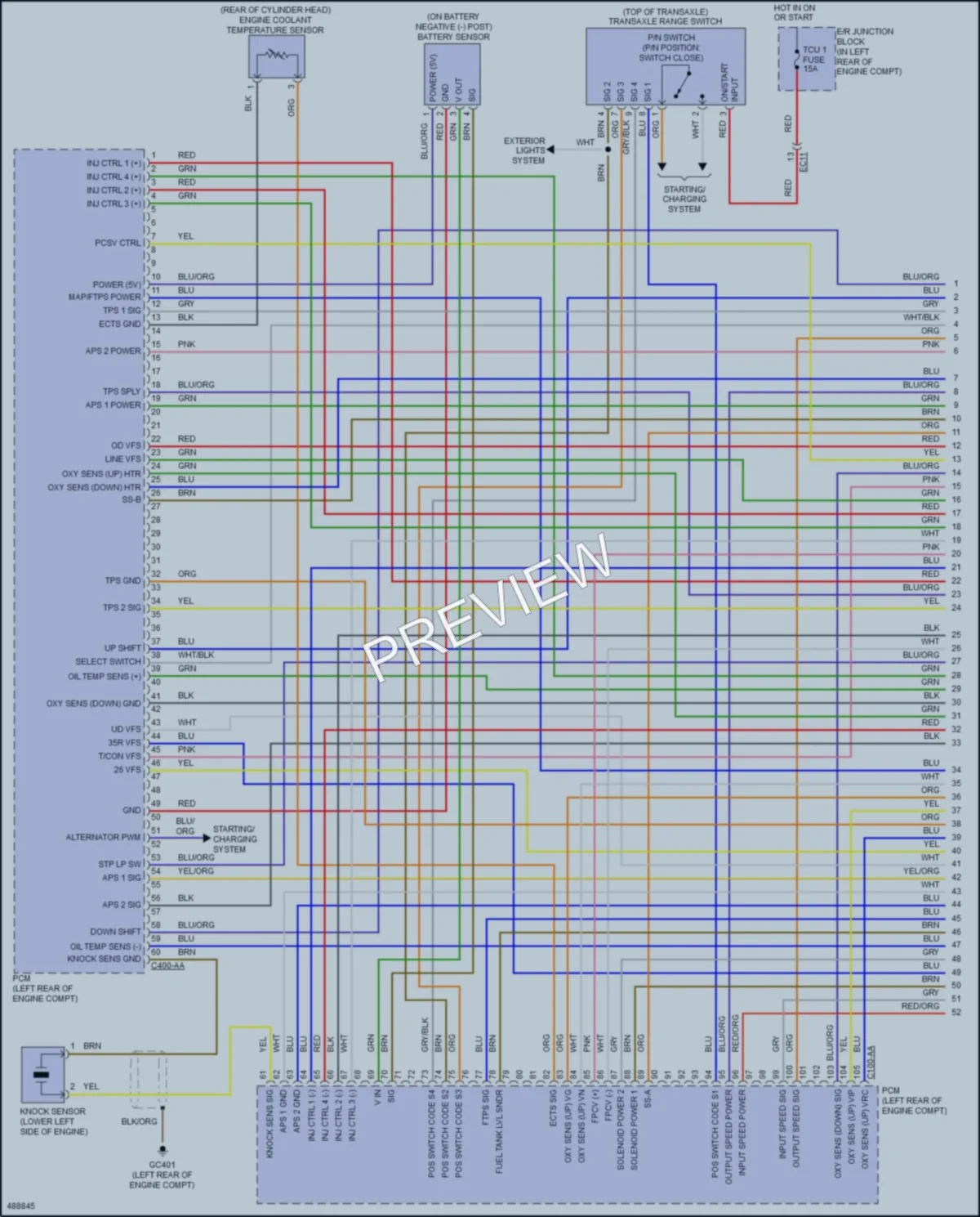 2016 Hyundai ElantraGT Engine Performance wiring diagram preview