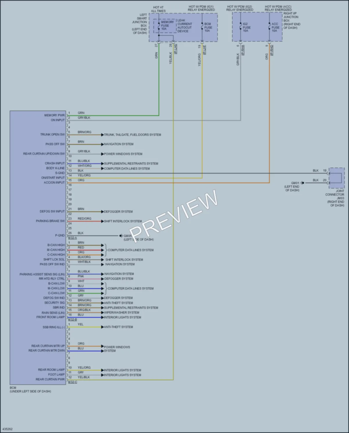 2016 Hyundai Equus Body Control Modules wiring diagram preview