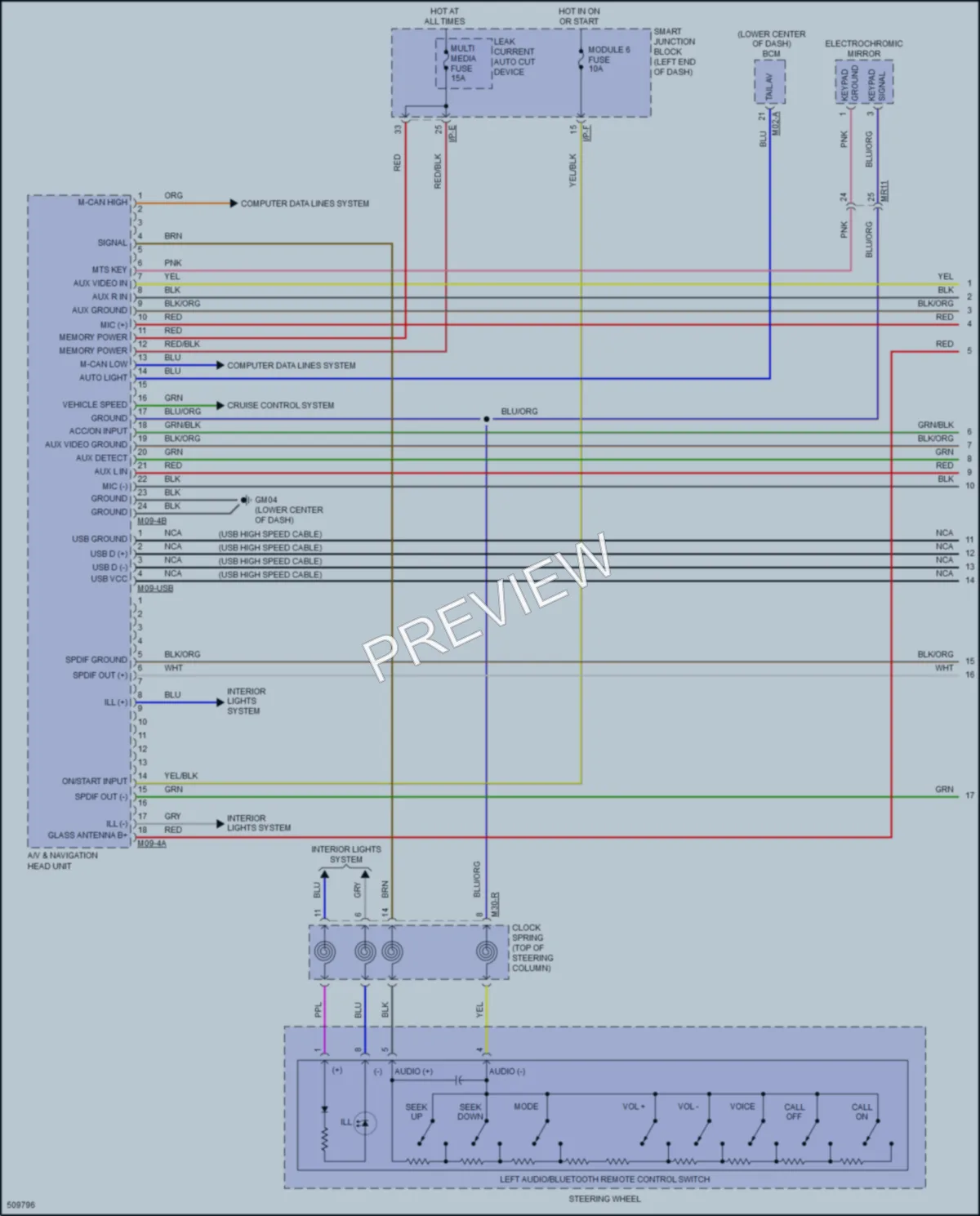 2016 Hyundai Sonata Radio wiring diagram preview