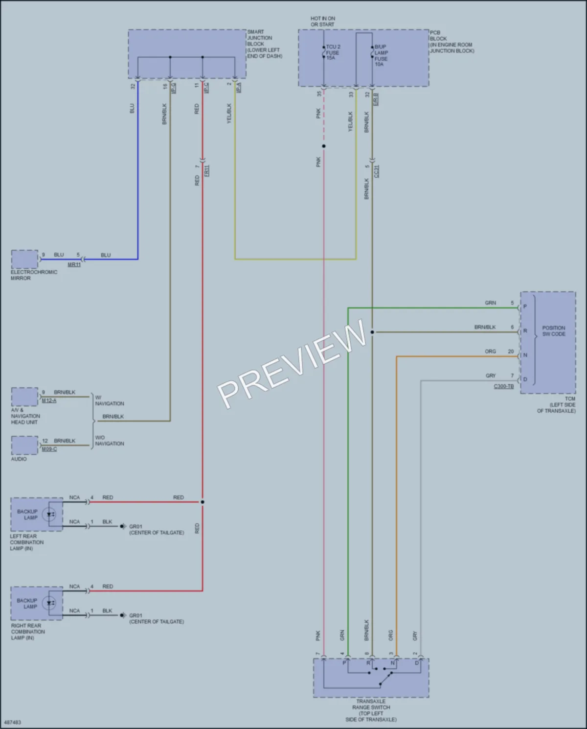 2016 Hyundai Tucson Exterior Lights wiring diagram preview