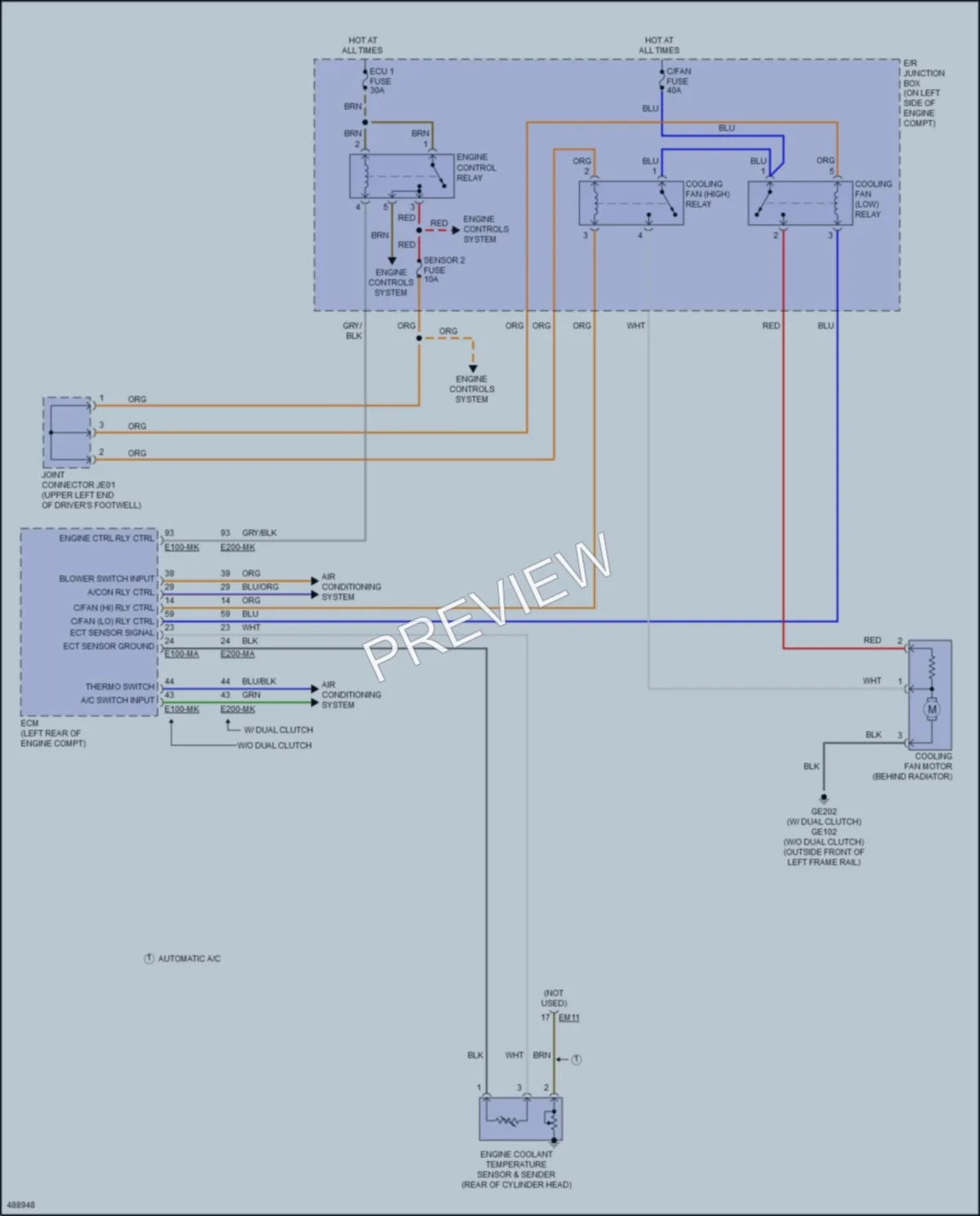 2016 Hyundai Veloster Cooling Fan wiring diagram preview