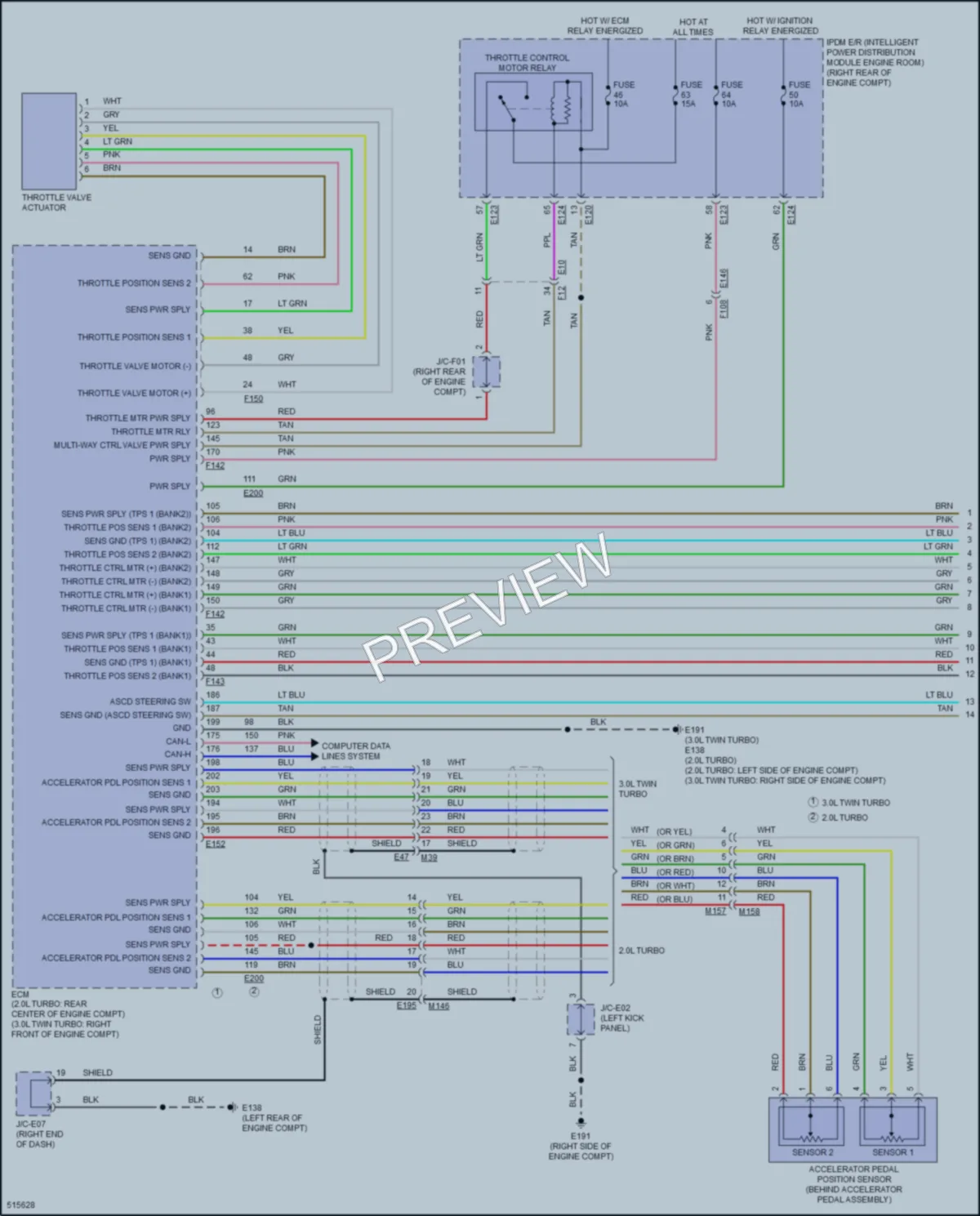 2016 Infiniti Q50Hybrid Cruise Control wiring diagram preview