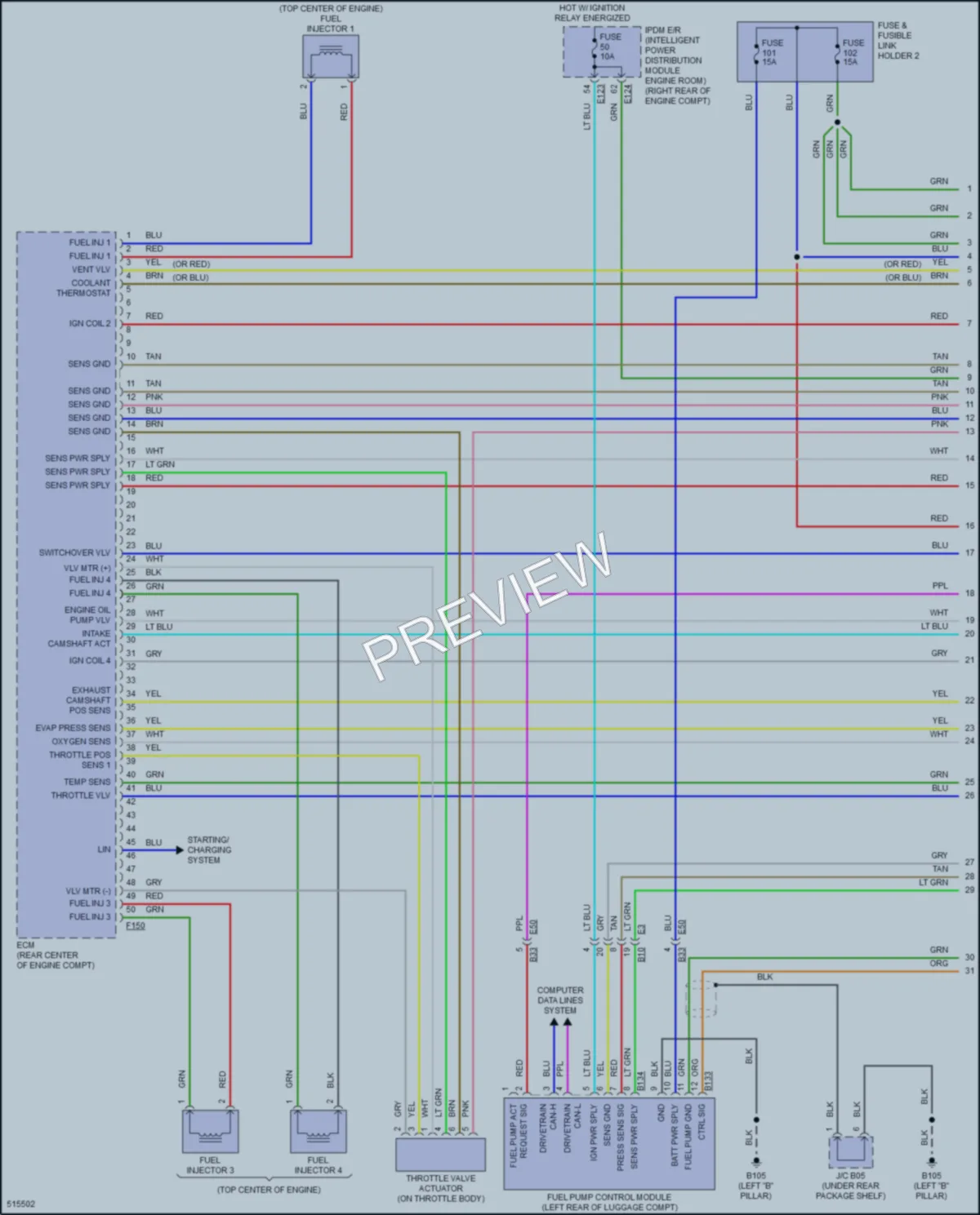 2016 Infiniti Q50Hybrid Engine Performance wiring diagram preview