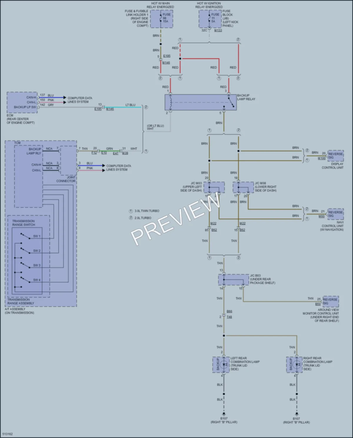 2016 Infiniti Q50Hybrid Exterior Lights wiring diagram preview