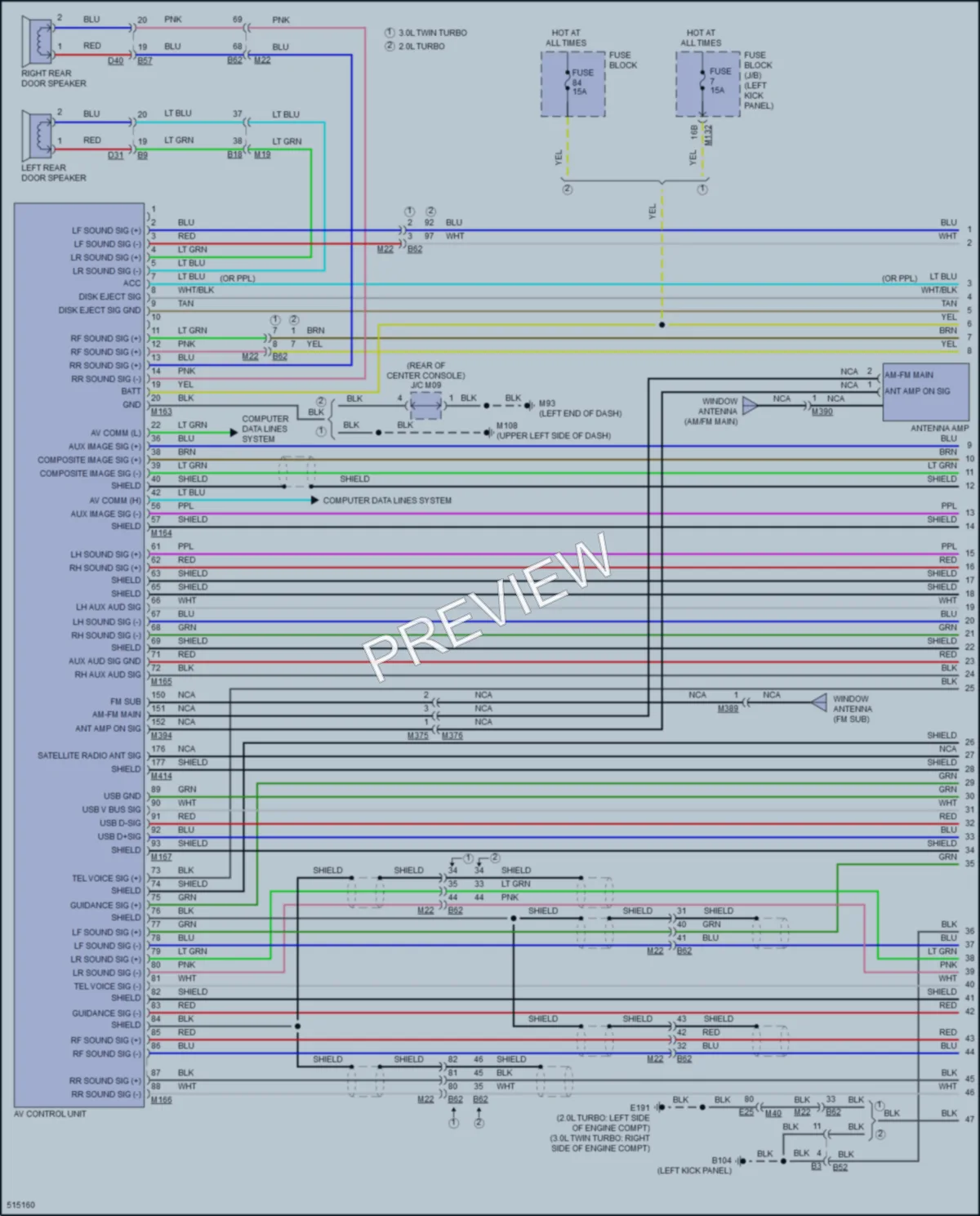 2016 Infiniti Q50Hybrid Radio wiring diagram preview
