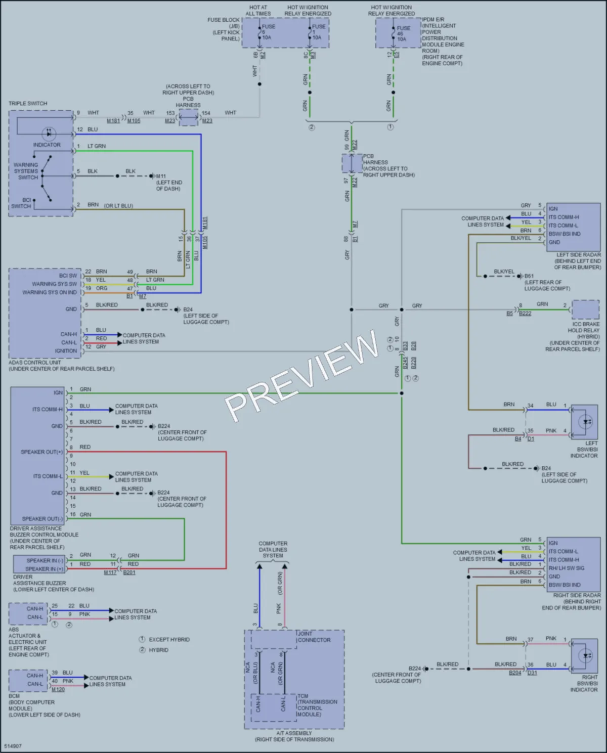 2016 Infiniti Q70 Navigation wiring diagram preview