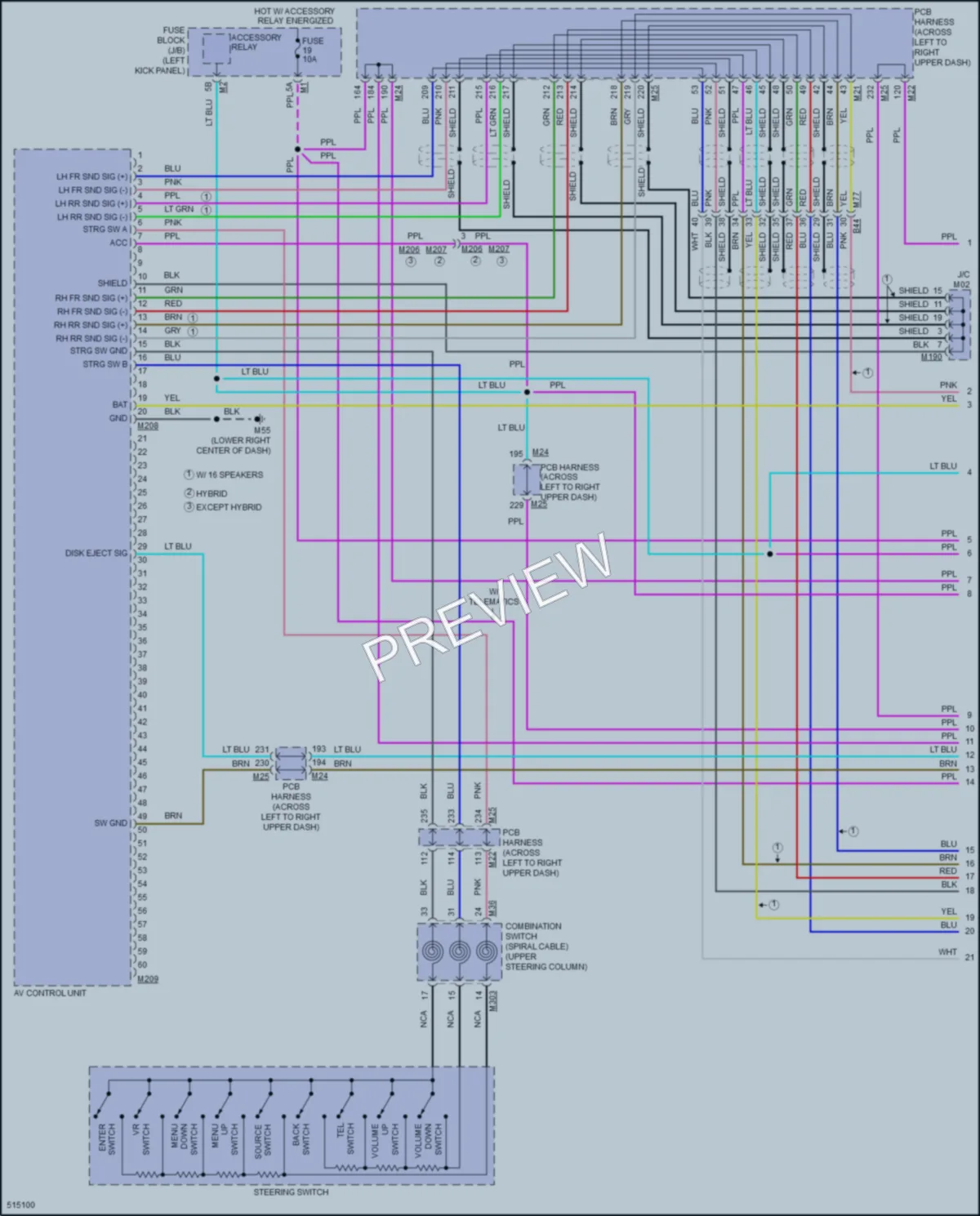 2016 Infiniti Q70 Radio wiring diagram preview