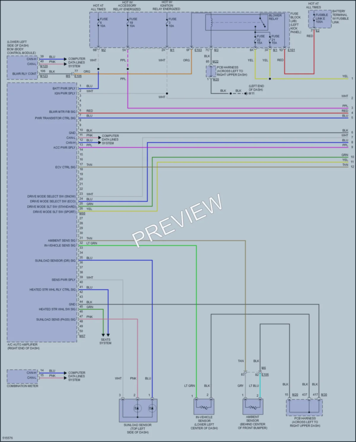 2016 Infiniti Q70L Air Conditioning wiring diagram preview