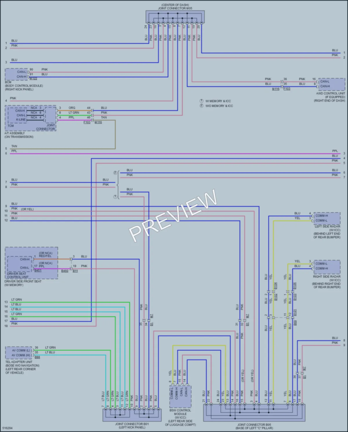2016 Infiniti QX50 Computer Data Lines wiring diagram preview