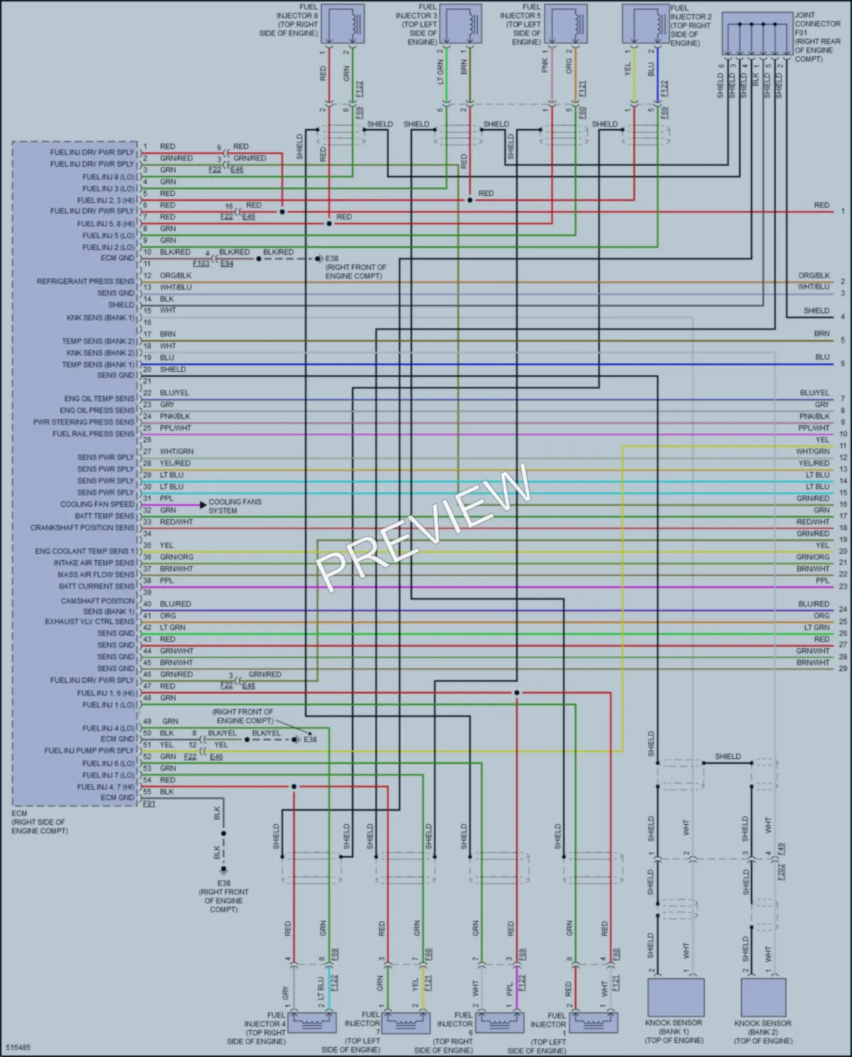 2016 Infiniti QX80 Engine Performance wiring diagram preview