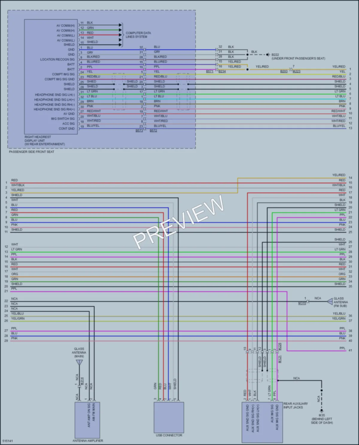 2016 Infiniti QX80 Radio wiring diagram preview