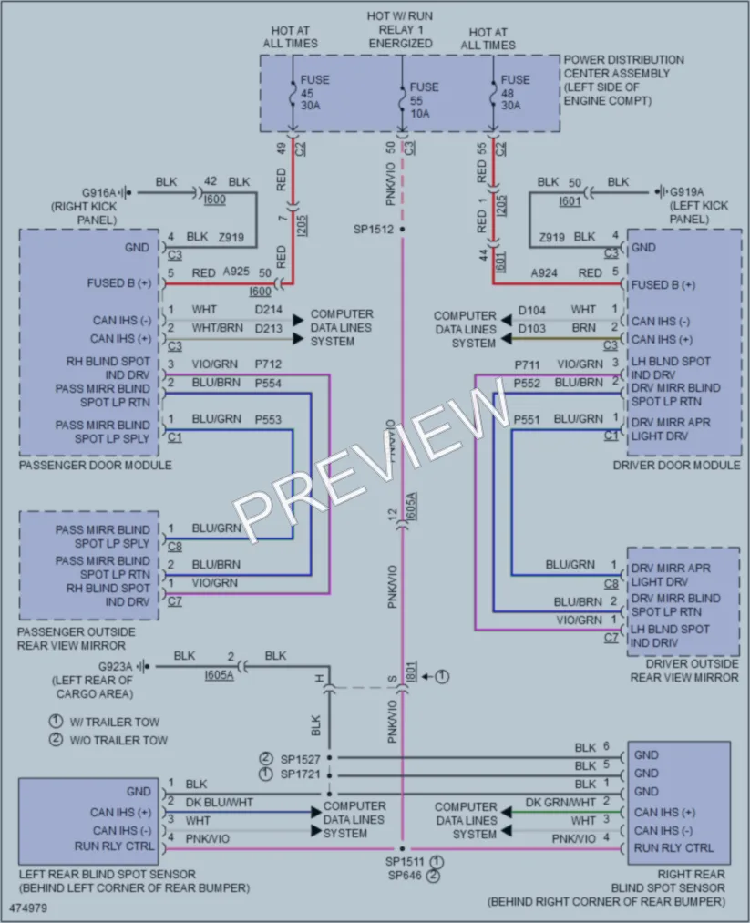 2016 Jeep Cherokee Navigation wiring diagram preview