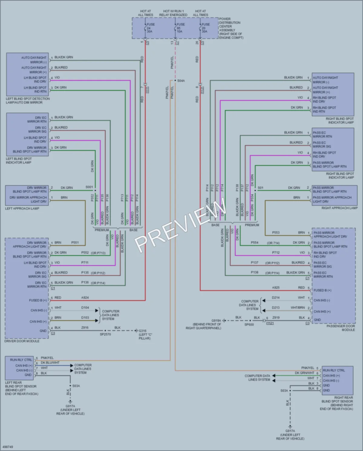 2016 Jeep GrandCherokee Navigation wiring diagram preview