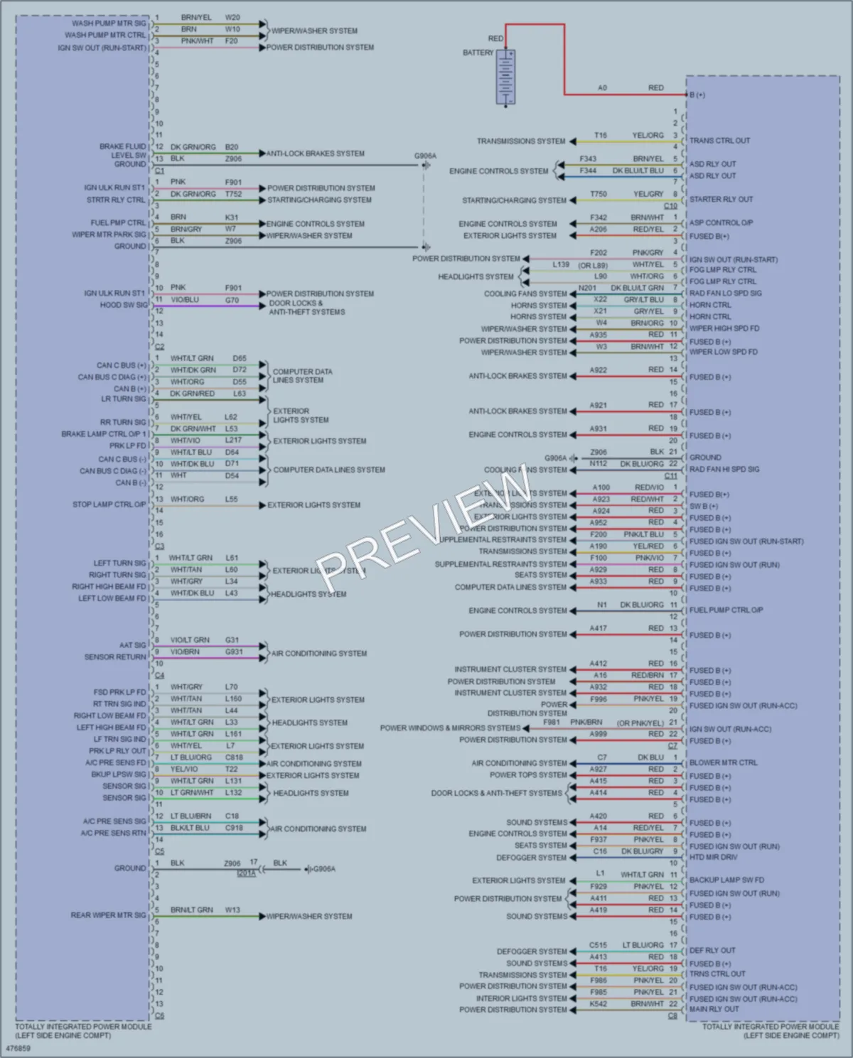 2016 Jeep Patriot Body Control Modules wiring diagram preview