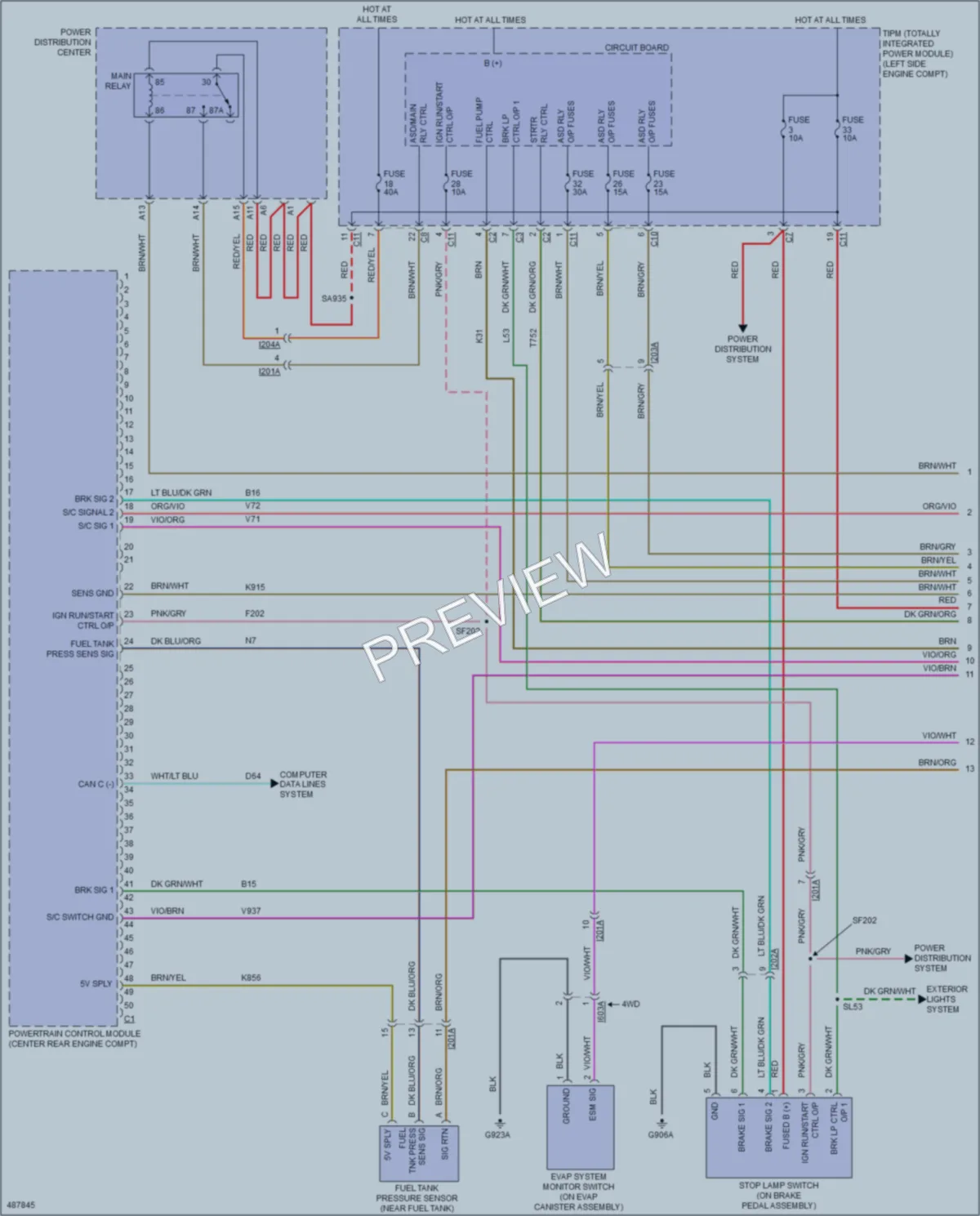 2016 Jeep Patriot Engine Performance wiring diagram preview