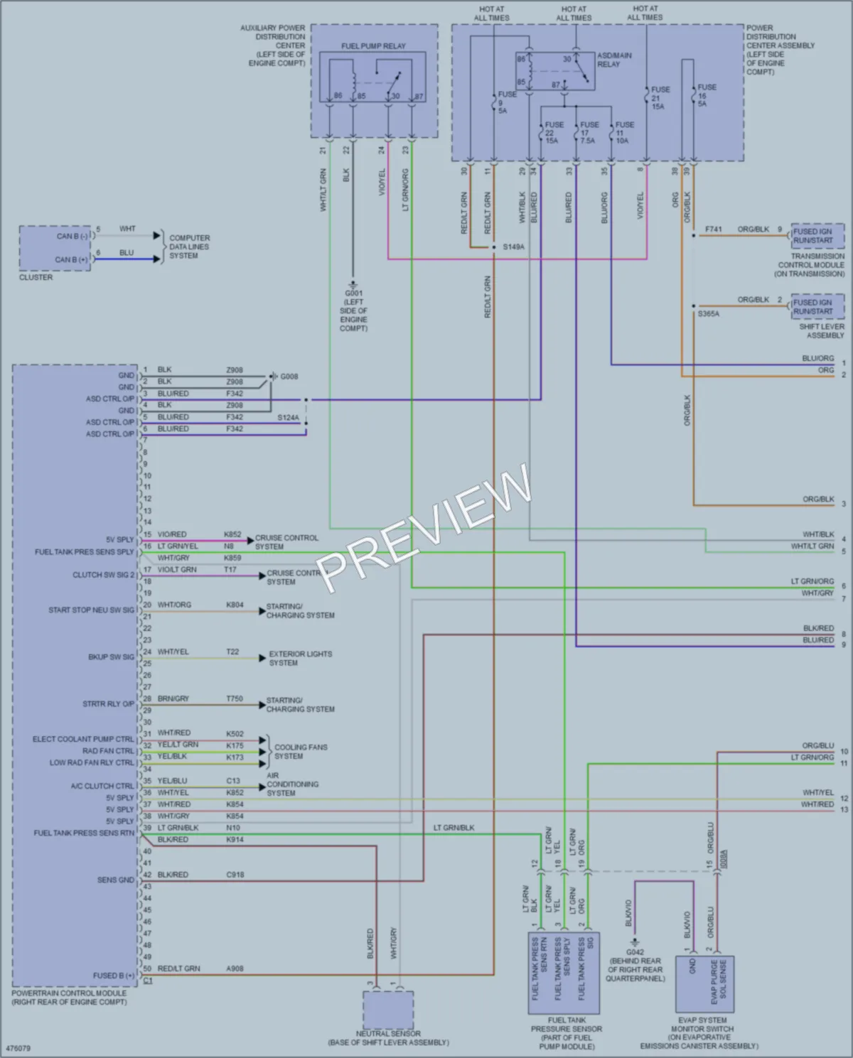 2016 Jeep Renegade Engine Performance wiring diagram preview