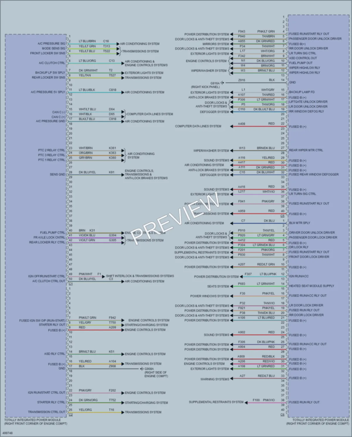 2016 Jeep Wrangler Body Control Modules wiring diagram preview