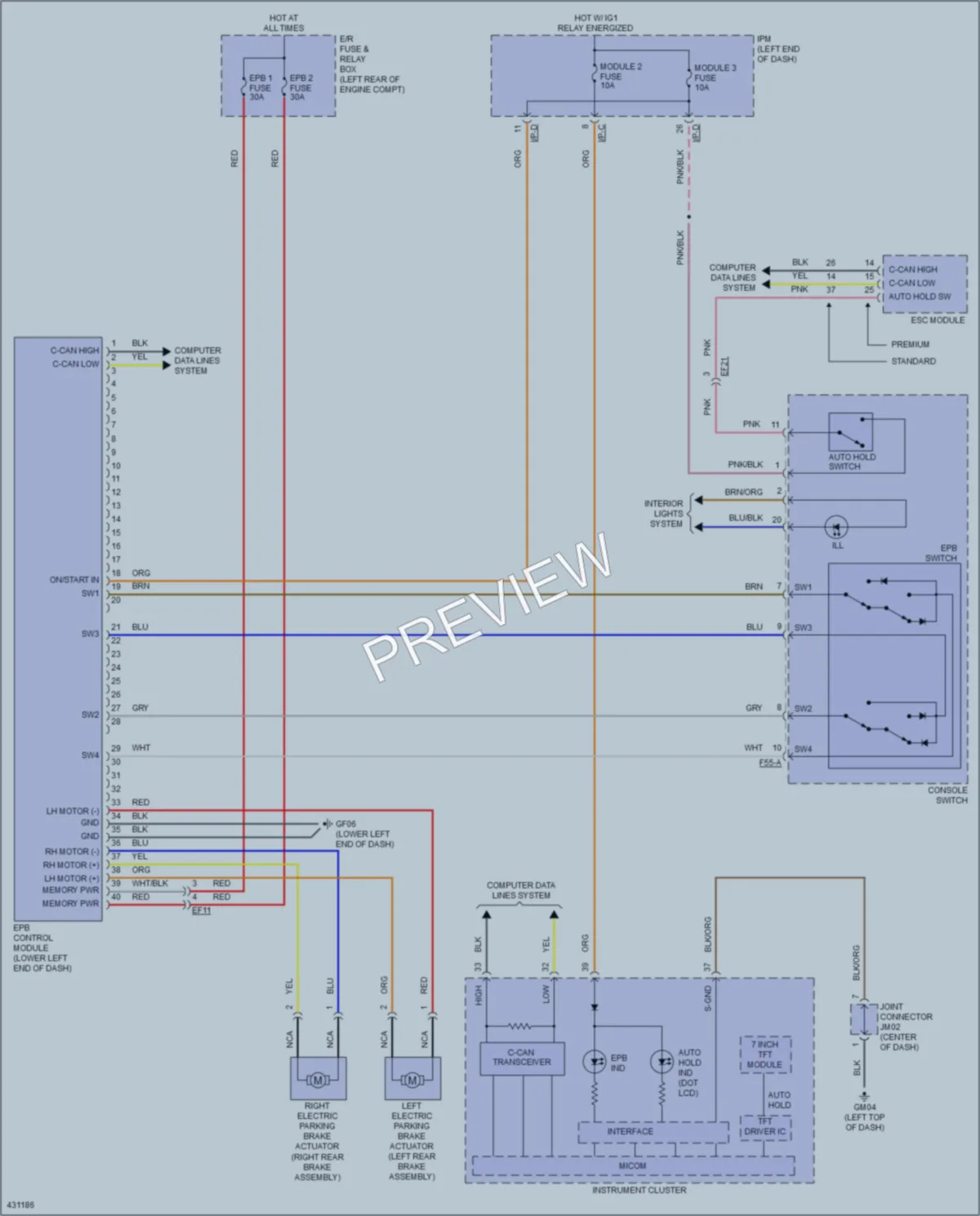 2016 Kia Cadenza Shift Interlock wiring diagram preview