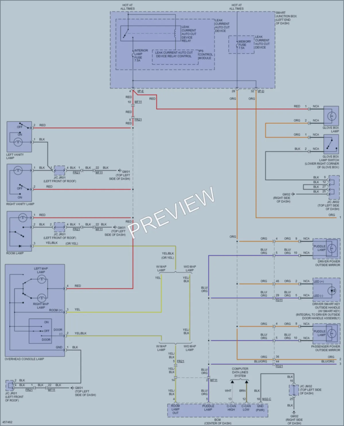 2016 Kia Forte Interior Lights wiring diagram preview