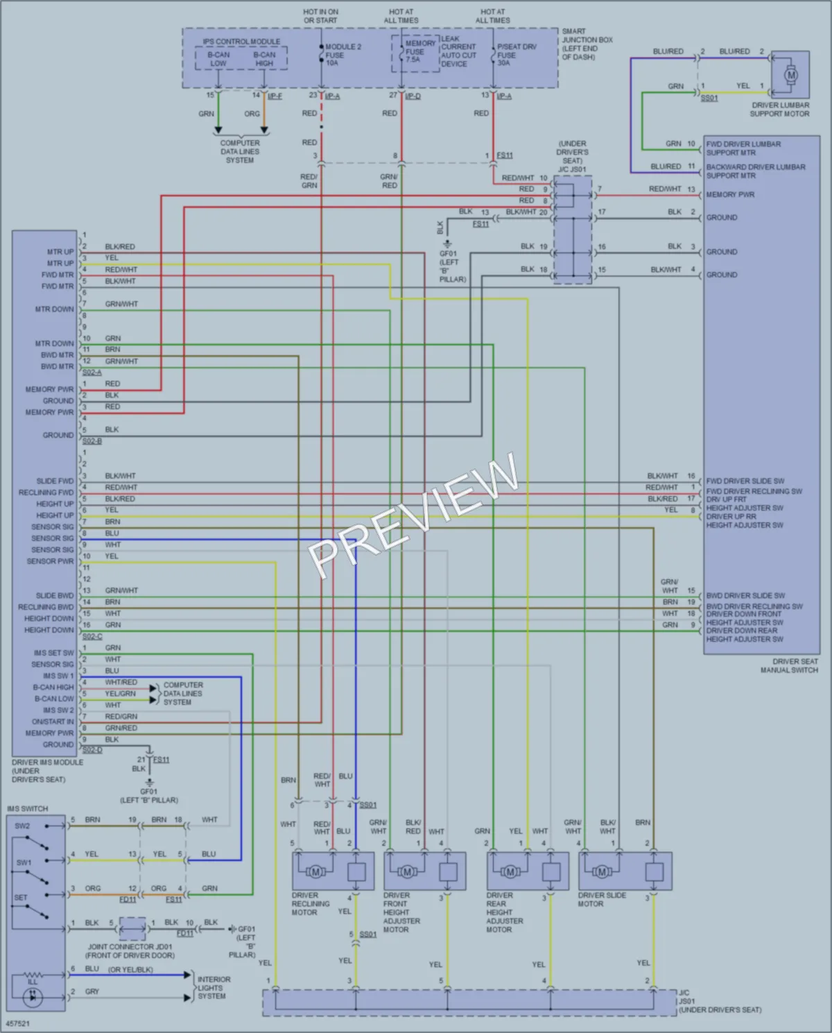 2016 Kia Forte Memory Systems wiring diagram preview
