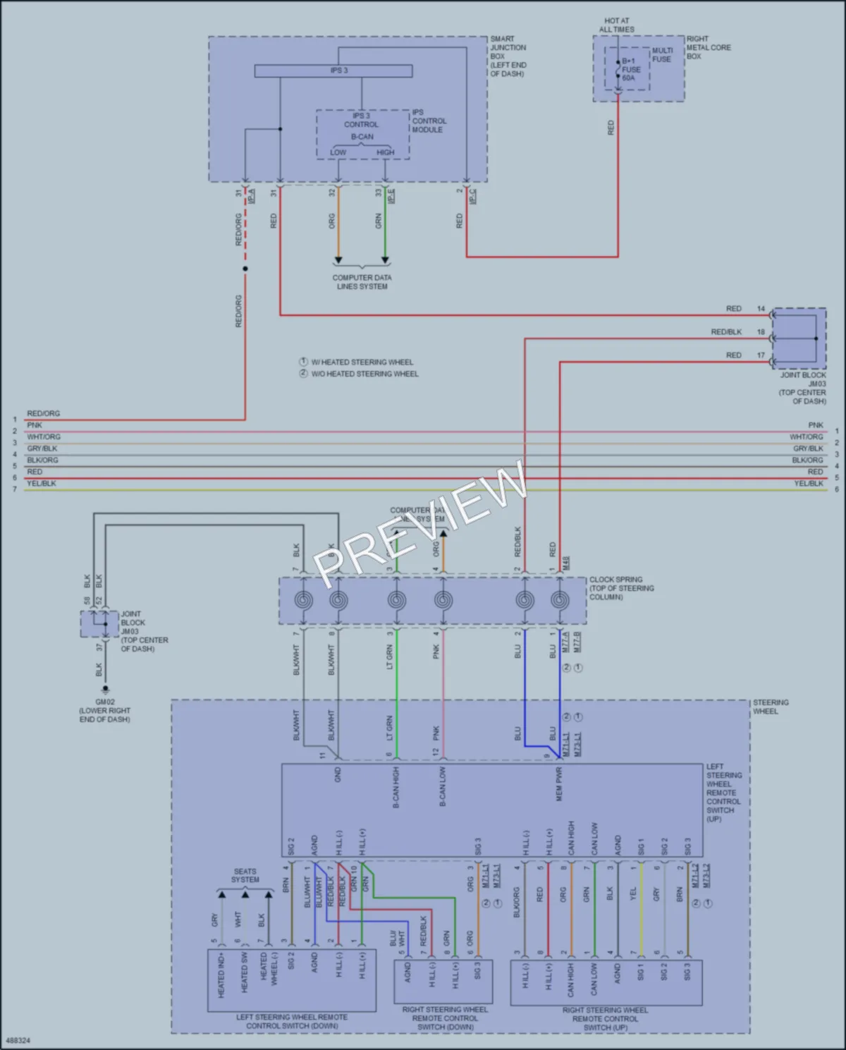 2016 Kia K900 Navigation wiring diagram preview