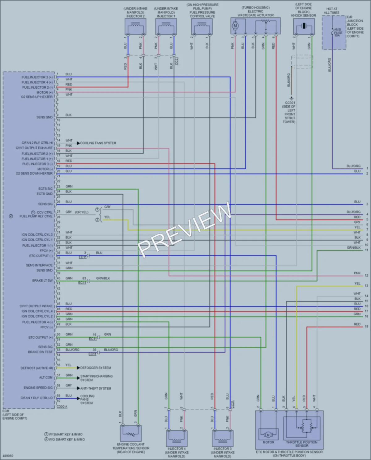 2016 Kia Optima Engine Performance wiring diagram preview