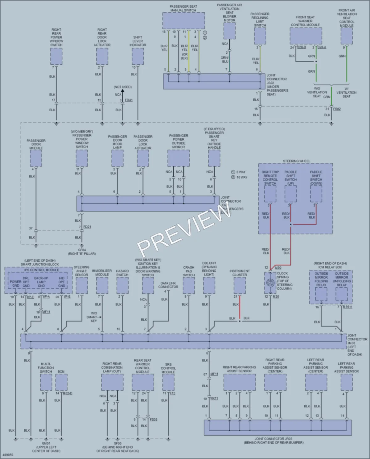 2016 Kia Optima Ground Distribution wiring diagram preview