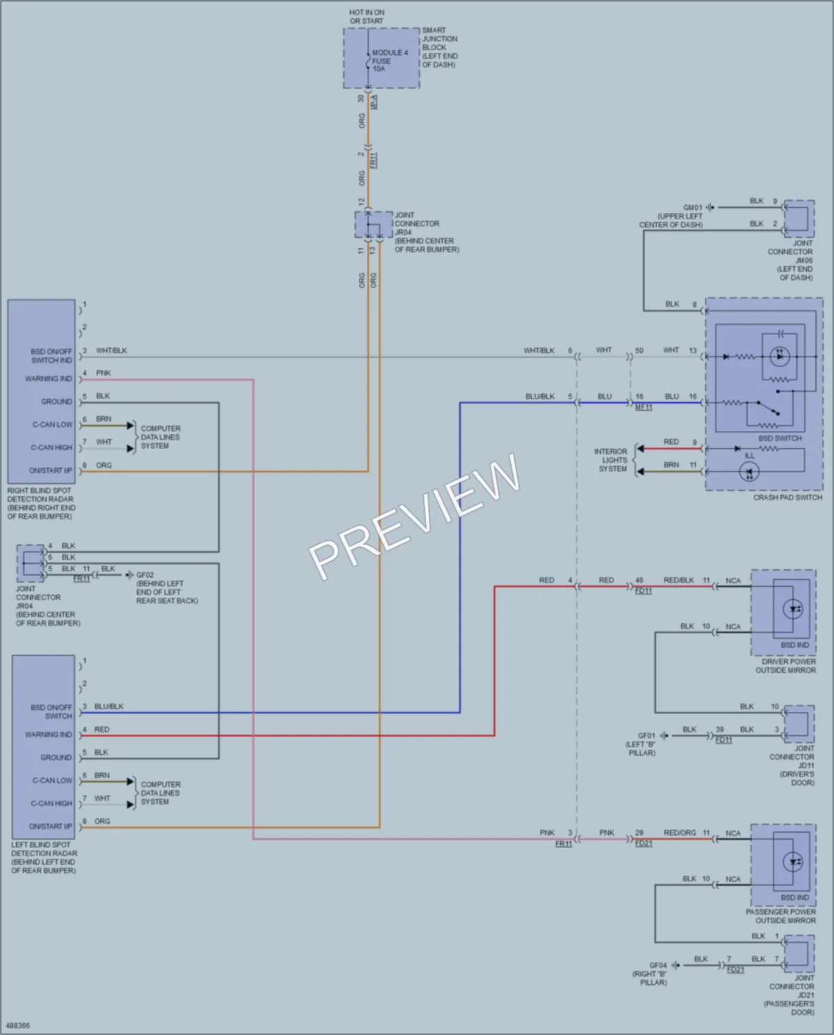 2016 Kia Optima Navigation wiring diagram preview