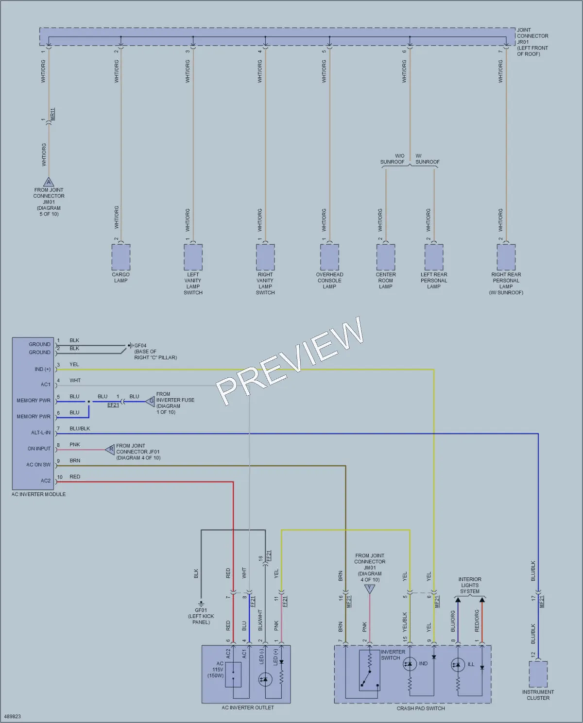 2016 Kia Sorento Power Distribution wiring diagram preview