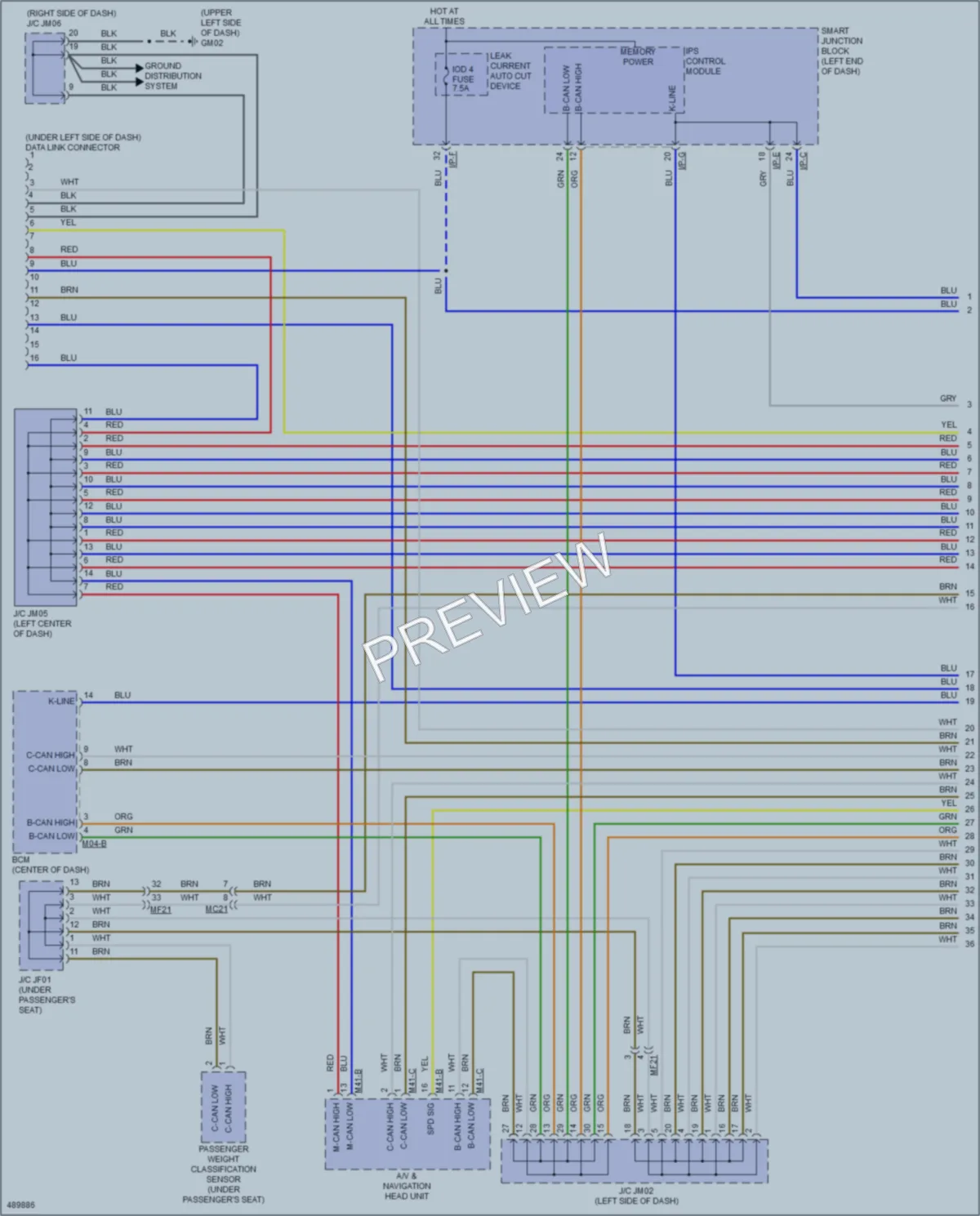 2016 Kia Soul Computer Data Lines wiring diagram preview
