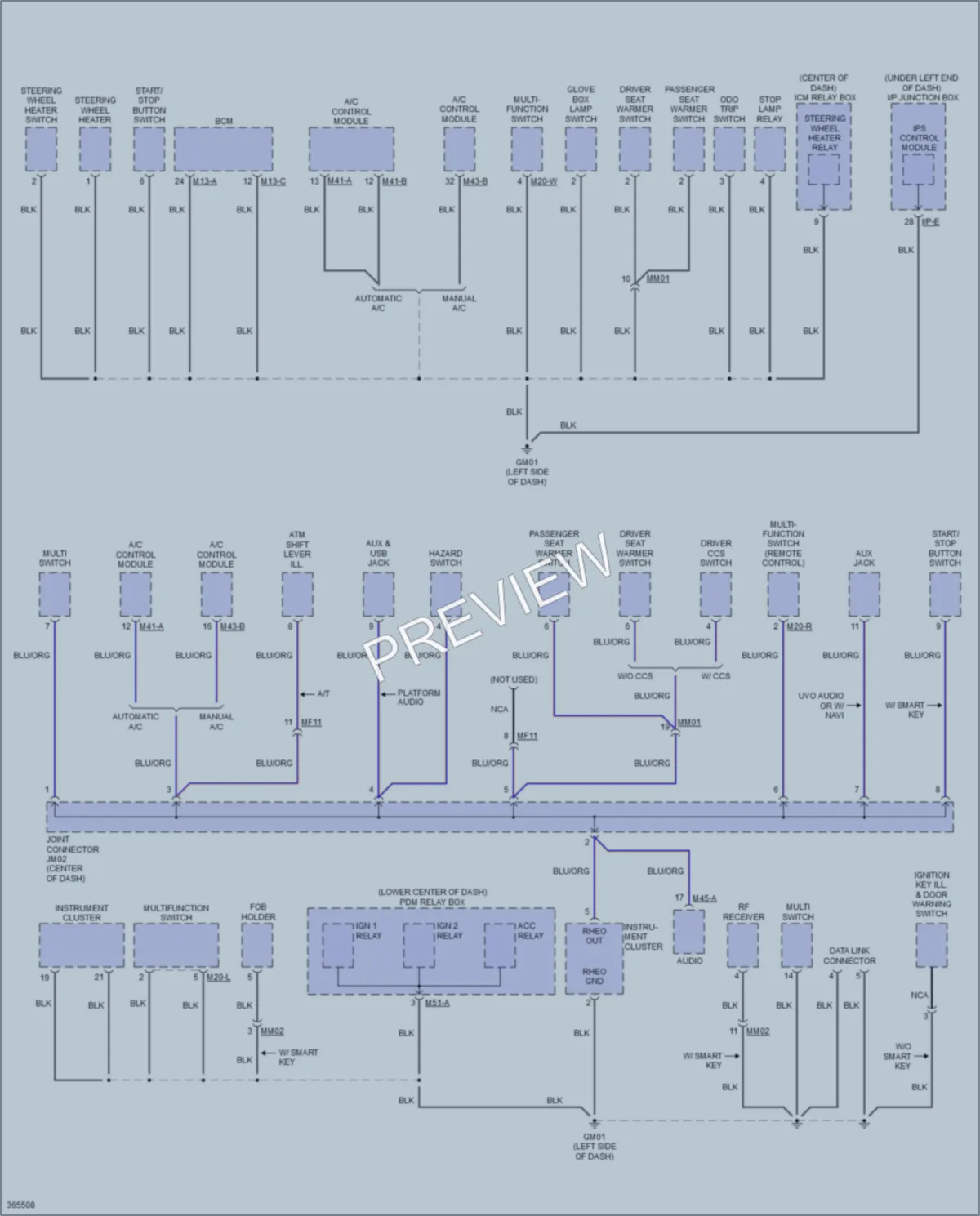 2016 Kia Sportage Ground Distribution wiring diagram preview