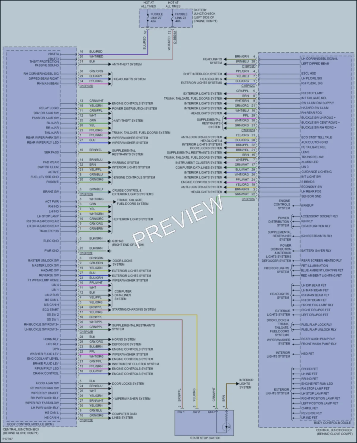 2016 LandRover DiscoverySport Body Control Modules wiring diagram preview