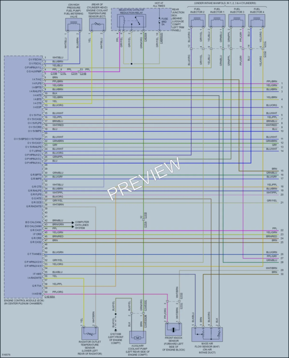 2016 LandRover DiscoverySport Engine Performance wiring diagram preview