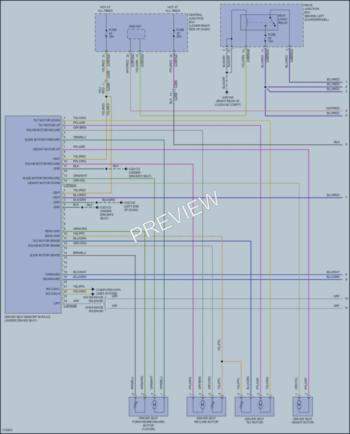2016 LandRover RangeRoverEvoque Memory Systems wiring diagram preview
