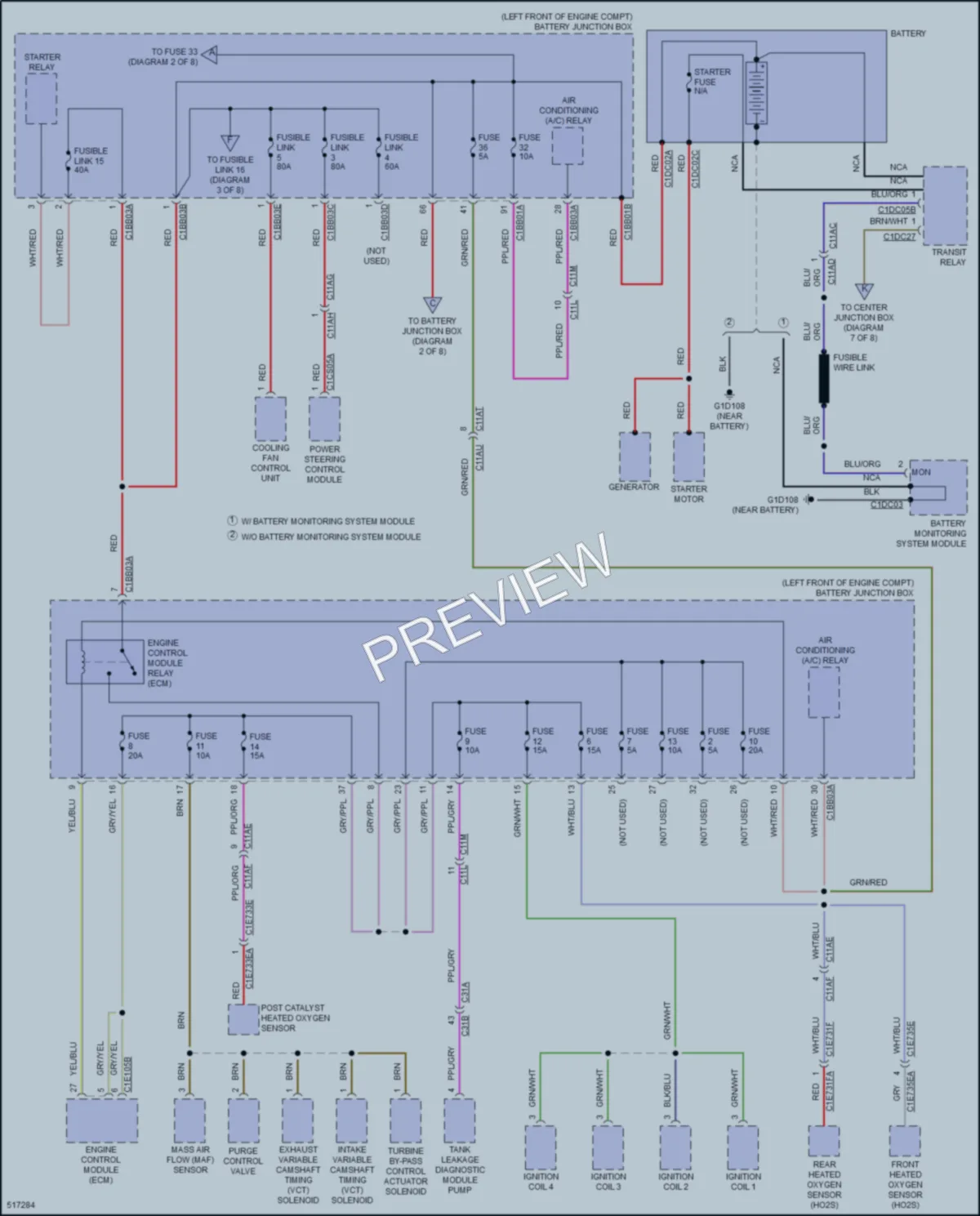 2016 LandRover RangeRoverEvoque Power Distribution wiring diagram preview