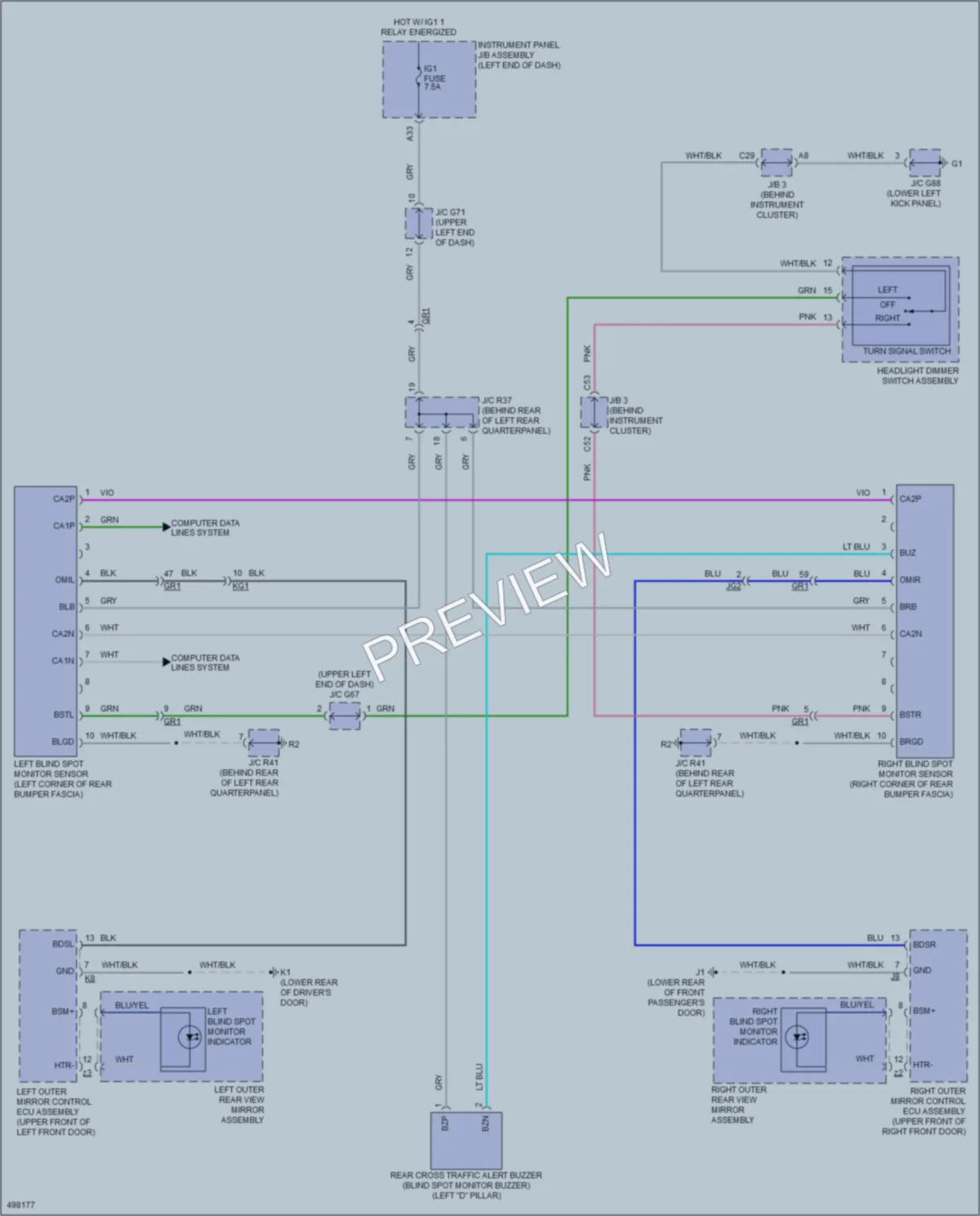 2016 Lexus GX460 Navigation wiring diagram preview