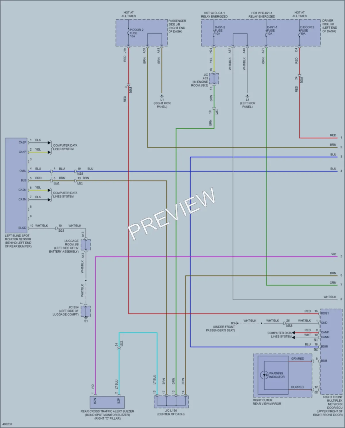 2016 Lexus LS600h Navigation wiring diagram preview