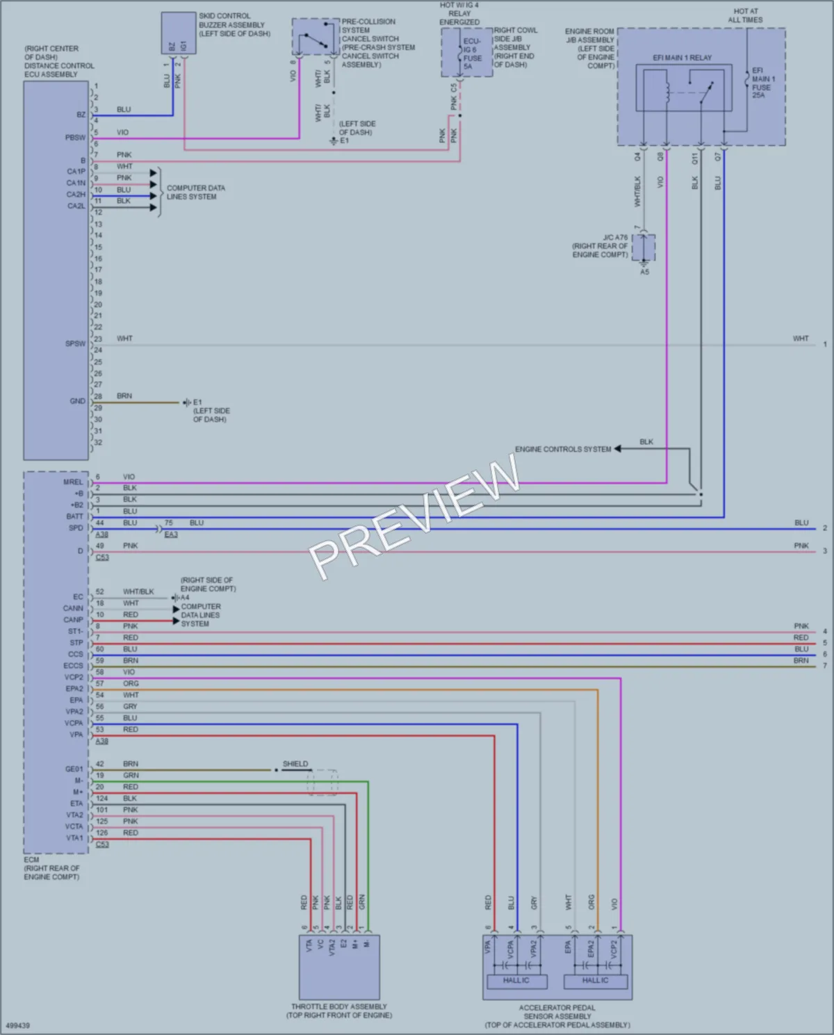 2016 Lexus LX570 Cruise Control wiring diagram preview