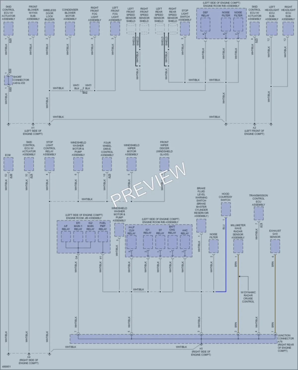 2016 Lexus LX570 Ground Distribution wiring diagram preview