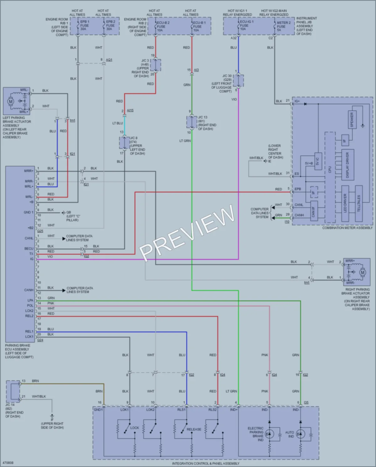 2016 Lexus NX300h Shift Interlock wiring diagram preview