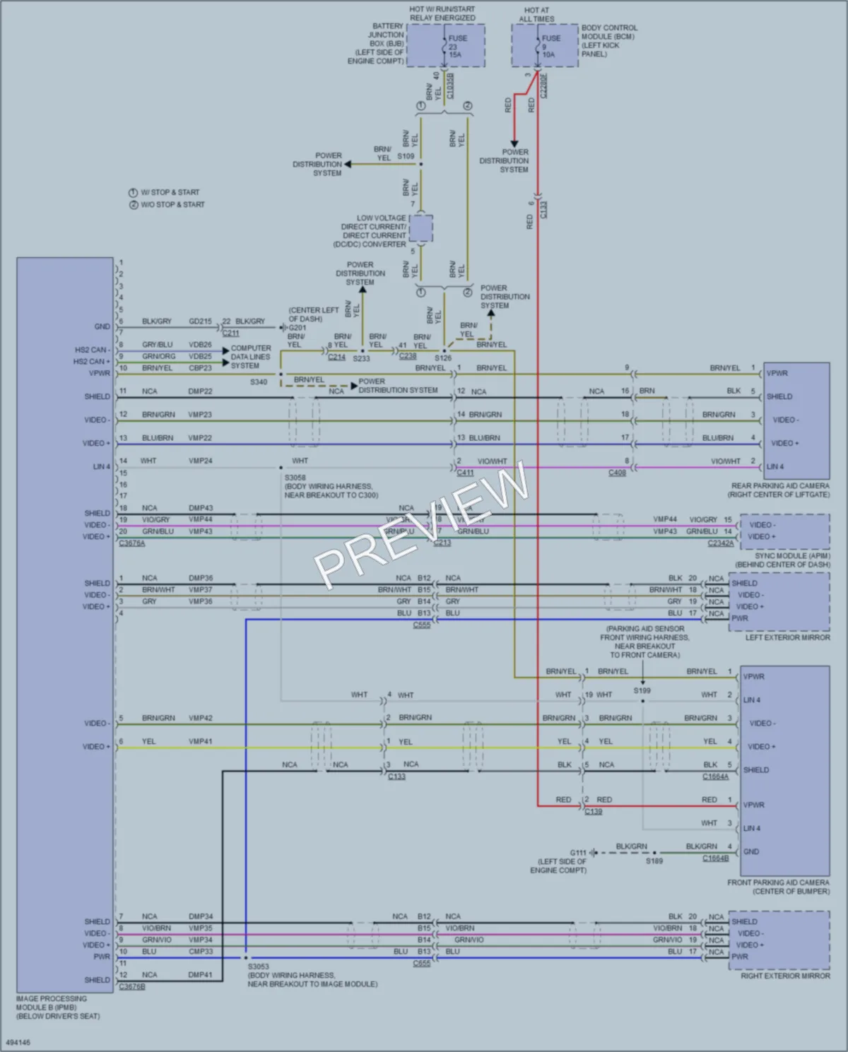 2016 Lincoln MKX Navigation wiring diagram preview