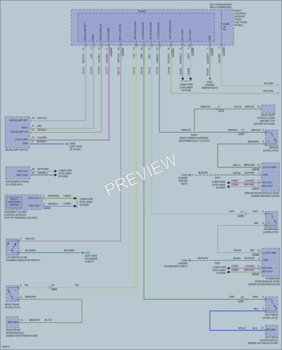 2016 Lincoln MKX Warning Systems wiring diagram preview